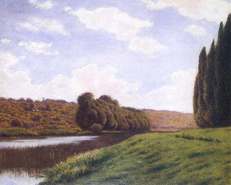 Aleksander Gierymski Krajobraz z cyprysami Germany oil painting art